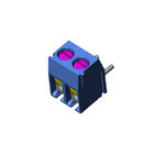 5P 3.50mm ευρο- συνδετήρας τελικών φραγμών ευθύ PBT καλωδίων μπλε Sn προστασίας H=8.4 που καλύπτεται με